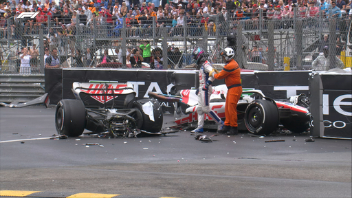 Sergio Perez a câştigat Monaco Grand Prix la F1, cursă care a început cu o întârziere de o oră şi la care monopostul lui Mick Schumacher s-a rupt în două