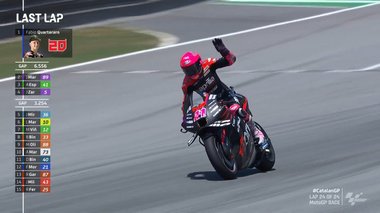 Aleix Espargaro a pierdut podiumul în Catalonia pentru că a crezut înainte de ultimul tur că s-a terminat cursa - VIDEO