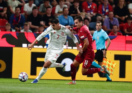 Liga Naţiunilor: Portugalia, 4-0 cu Elveţia; Spania a remizat cu Cehia, scor 2-2