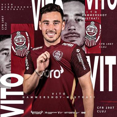 Danezul Vito Hammershoy-Mistrati la CFR Cluj