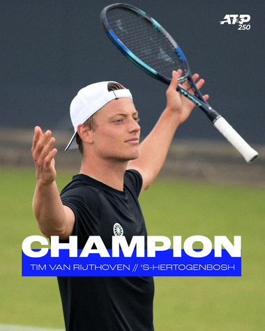 Surprize la 's-Hertogenbosch: Van Rijthoven a câştigat trofeul la masculin, Alexandrova s-a impus la feminin