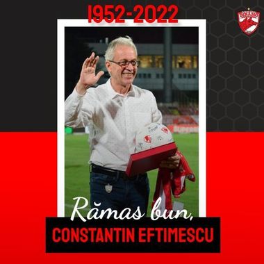 Fostul conducător dinamovist Constantin Eftimescu va fi înmormântat cu onoruri militare la Cimitirul Militar Ghencea 3