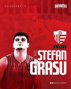 Baschet: Ştefan Grasu a plecat de la campioana U BT Cluj la Dinamo Bucureşti