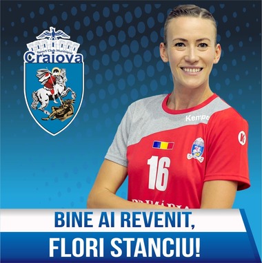 SCM Craiova anunţă cooptarea Florentinei Stanciu în staful tehnic