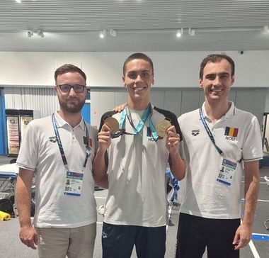 Adrian Rădulescu, antrenorul lui David Popovici: Faţă de ceilalţi concurenţi, cred că David a avut mai multă încredere în pregătirea lui