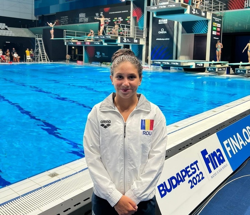 Angelica Muscalu s-a oprit în preliminarii la platformă, la CM de nataţie
