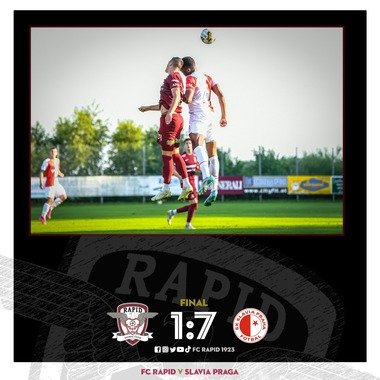 Rapid a pierdut la scor amicalul cu Slavia Praga, 1-7