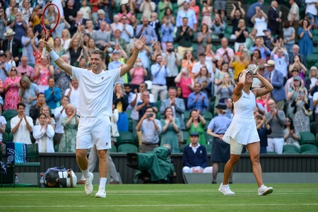 Desirae Krawczyk şi Neal Skupski au câştigat a doua oară consecutiv proba de dublu mixt la Wimbledon. Cine sunt finaliştii la dublu masculin