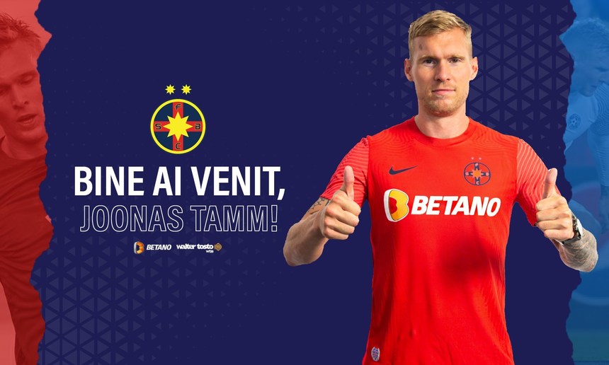 FCSB a semnat cu estonianul Joonas Tamm