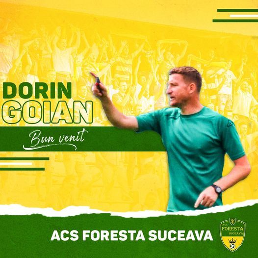 Fostul internaţional Dorin Goian, antrenor la ACS Foresta Suceava