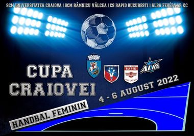 SCM Craiova, prezentarea lotului şi turneu cu campioana Rapid Bucureşti, SCM Rm. Vâlcea şi Alba Fehervar