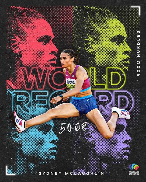 Americanca Sydney McLaughlin, campioană mondială la 400 metri garduri, cu record mondial