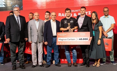 Final de circuit european pentru GrandChess Tour: 40.000 de dolari merg la campionul mondial Magnus Carlsen, câştigătorul SUPERUNITED Rapid & Blitz Croatia 2022 - FOTO

