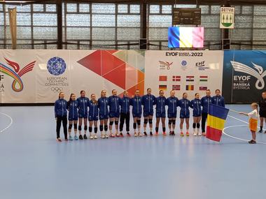 FOTE, handbal: România, pe locul 7 după victoria cu Slovacia de clasament final