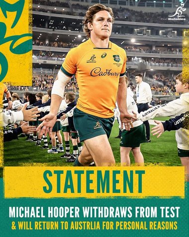 Căpitanul echipei de rugby a Australiei nu-şi va conduce coechipierii la meciul cu Argentina, deoarece are probleme personale şi "nu se simte în stare"