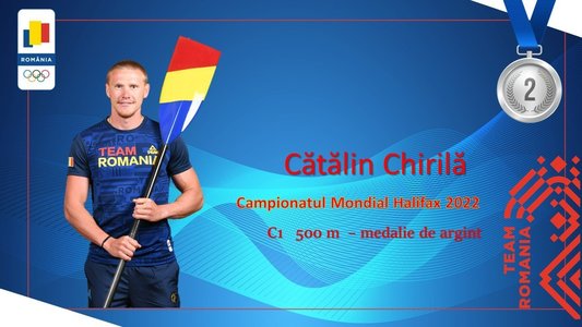 Cătălin Chirilă, vicecampion mondial la canoe simplu, la Halifax
