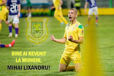 Mihai Lixandru (FCSB) a fost împrumutat la CS Mioveni