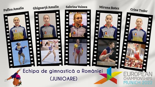 CE gimnastică feminină: Echipa de junioare a României şi Amalia Ghigoarţă la individual-compus, medalii de argint
