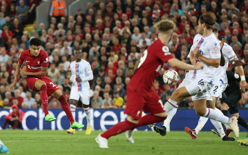 Liverpool a remizat cu Crystal Palace, scor 1-1, în Premier League. Darwin Nunez a fost eliminat