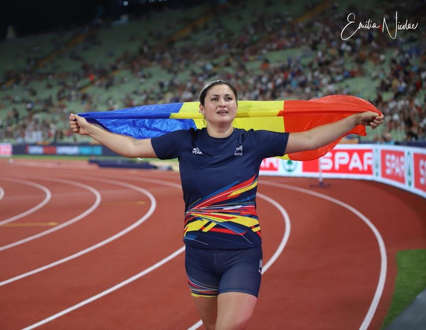 UPDATE: CE atletism: Bianca Ghelber, medalie de aur în finală la aruncarea ciocanului / Prima medalie pentru România la o competiţie europeană după 12 ani/ Primul aur după 20 de ani