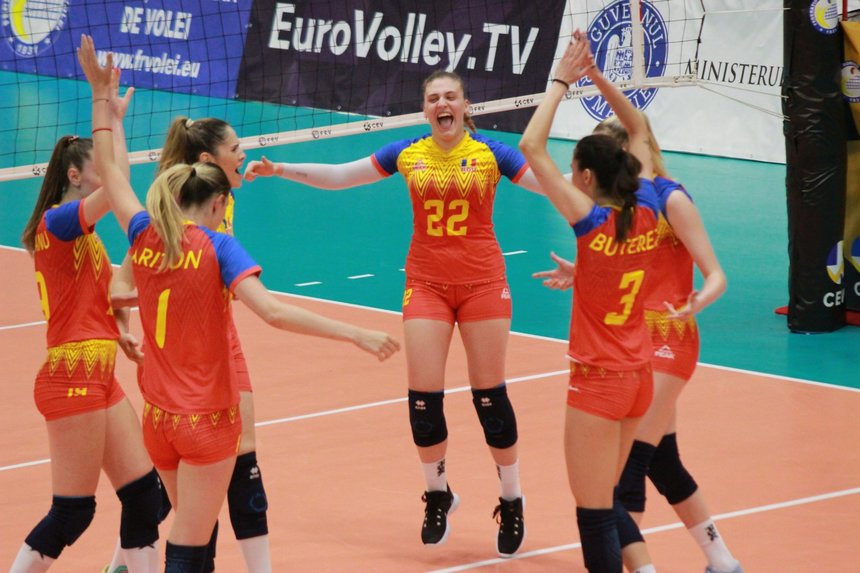 Volei feminin: România, a doua victorie din preliminariile Campionatului European din 2023