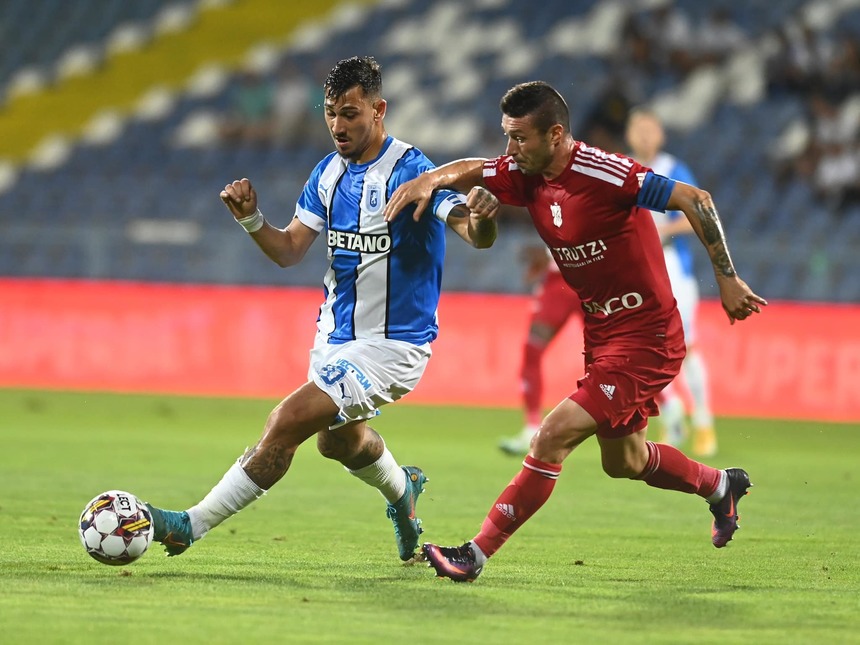 Superliga: Universitatea Craiova a învins FC Botoşani, scor 1-0, datorită unui gol marcat în minutul 90+3