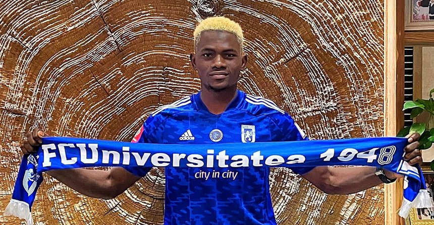 Nigerianul Jibril Ibrahim a semnat cu FCU Craiova