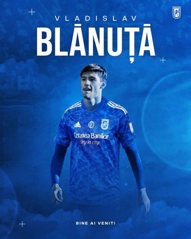 FCU 1948 Craiova l-a adus pe Vladislav Blănuţă, de la Pescara, pentru un sezon