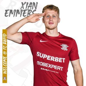 Belgianul Xian Emmers, transferat de Rapid de la Roda Kerkrade
