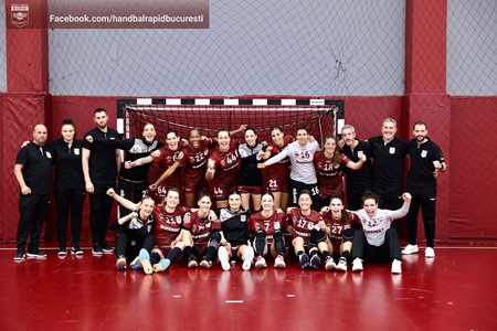 Handbal feminin: Campioana Rapid Bucureşti, debut cu victorie în grupele Ligii Campionilor