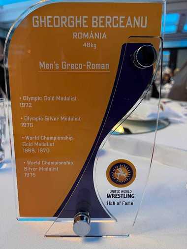 Gheorghe Berceanu, fost campion olimpic şi mondial la lupte, inclus post-mortem în Hall of Fame