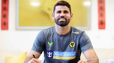 Diego Costa, fost jucător la Chelsea şi Atletico Madrid, a semnat cu Wolverhampton până la finalul sezonului