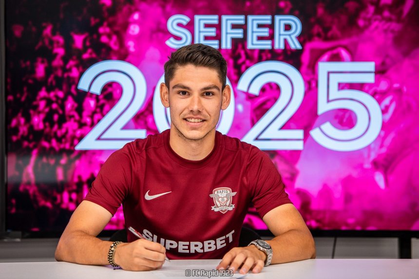 Antonio Sefer şi-a prelungit contractul cu FC Rapid