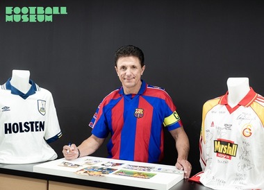 Gică Popescu, fostul căpitan al naţionalei României, a devenit "Căpitanul” Football Museum Bucharest - FOTO
