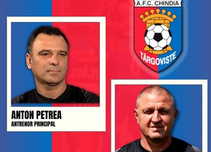 Anton Petrea a preluat conducerea tehnică a echipei Chindia Târgovişte