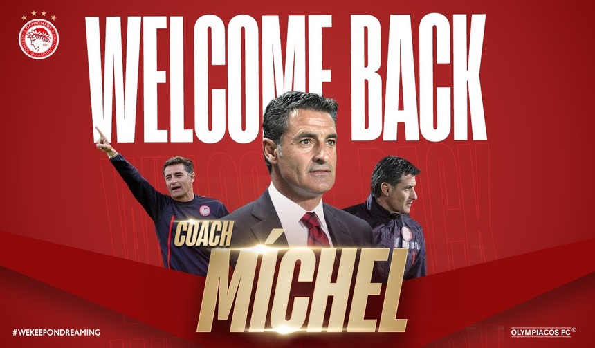 Michel a revenit la conducerea tehnică a echipei Olympiakos