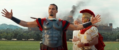 Zlatan Ibrahimovic aşteaptă cu nerăbdare lansarea următorului film Asterix şi Obelix, în care suedezul interpretează un rol 

