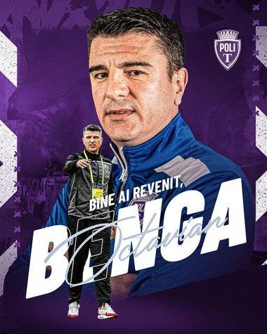 Liga 2: Octavian Benga a revenit în funcţia de antrenor al Politehnicii Timişoara