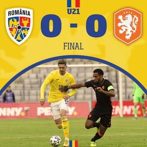 Naţionala U21 a României a remizat cu Ţările de Jos, scor 0-0, în meci amical