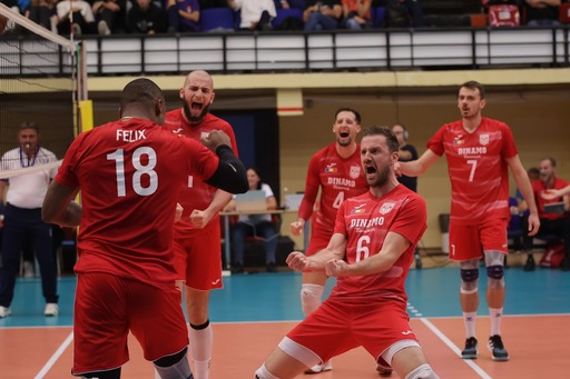 Volei masculin: Vicecampioana Dinamo Bucureşti a câştigat Supercupa României, după finala cu campioana Arcada Galaţi