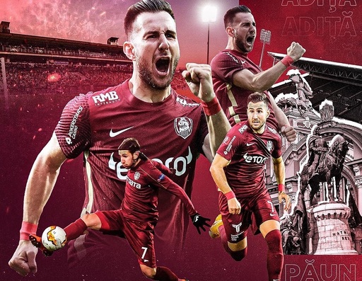 CFR Cluj l-a transferat pe Adrian Păun la Hapoel Beer Sheva