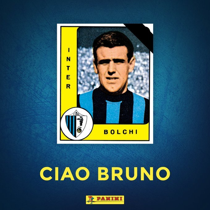Italianul Bruno Bolchi, primul fotbalist care a apărut în albumul Panini, a murit la 82 de ani