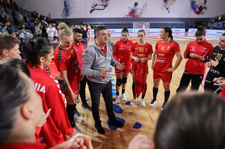 Handbal feminin: România – Serbia, scor 26-20, la Trofeul Carpaţi, de la Bistriţa