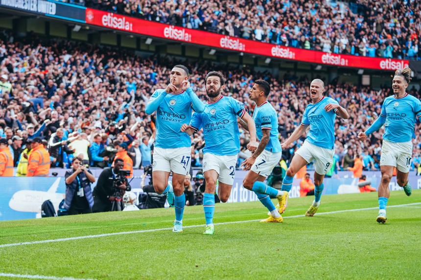 Nouă goluri la derbiul Manchester City – Manchester United: scor 6-3. Haaland şi Foden au marcat fiecare de trei ori