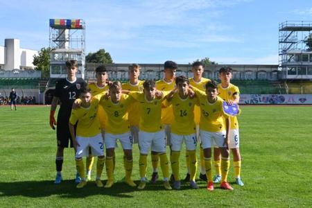 România U15 – Moldova U15 2-0. Tricolorii au câştigat şi al doilea meci amical cu Republica Moldova