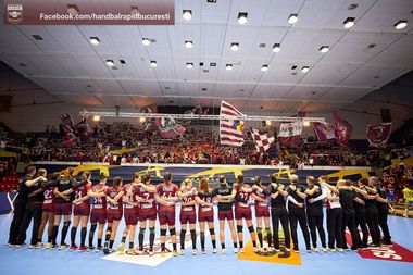 Handbal feminin: Rapid Bucureşti - Team Esbjerg, scor 34-32, în grupa B a Ligii Campionilor