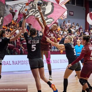 Handbal feminin: Rapid Bucureşti, remiză cu Buducnost în grupa B a Ligii Campionilor