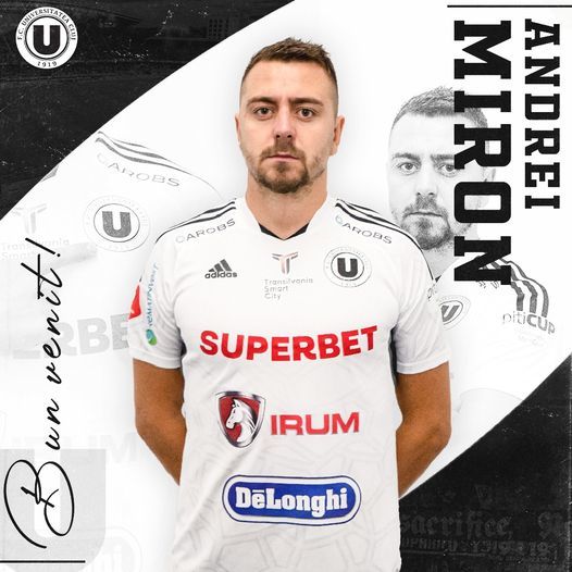 Andrei Miron va juca la Universitatea Cluj