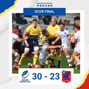 Rugby: România a învins Chile, scor 30-23, într-un meci test