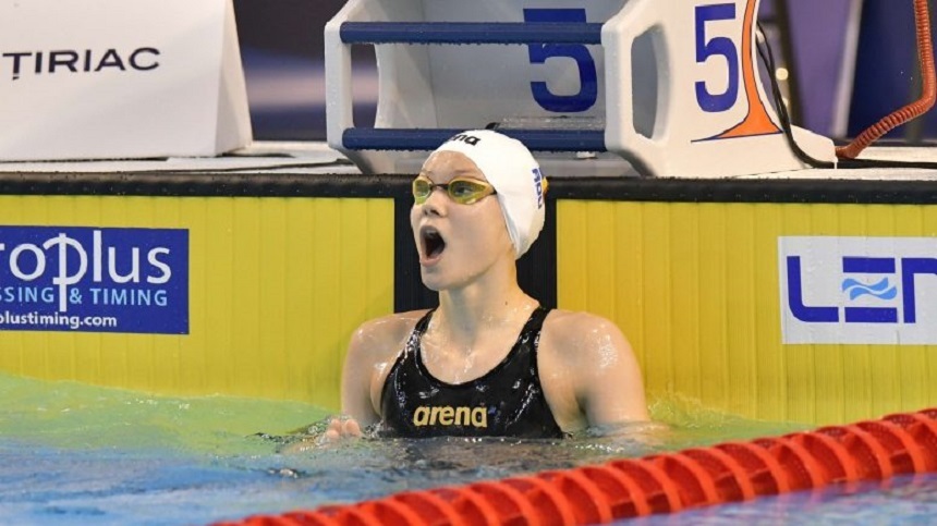 Aissia Prisecariu a doborât un record vechi de 21 de ani la CN de înot în bazin scurt